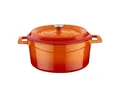 Produktbild: LAVA Topf-Set LAVA Gusseisentopf mit Deckel, emailliert, Ø 24 cm, 4,49 Liter, Gusseisen (2-tlg), emailliertes Gusseisen, backofengeeignet