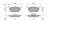 Produktbild: 0 986 424 364 BOSCH Bremsbelagsatz, Scheibenbremse für AUDI,SEAT,SKODA,VW