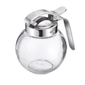 Produktbild: Westmark Sahnegießer/Honigspender, Fassungsvermögen: 250 ml, Glas/Rostfreier Edelstahl, Roma, Transparent/Silber, 65402260