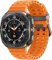Produktbild: Samsung Galaxy Watch Ultra - 47 mm - Titan - intelligente Uhr mit Marineband - Gummi - Orange - Bandgröße: S/M/L - Anzeige 3.8 cm (1.5