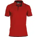 Produktbild: DASSY® Orbital Poloshirt - rot/schwarz - S