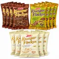 Produktbild: 15x Zetti Knusperflocken Mix 5x Zartbitter Klassik Weiß 1,9kg Vorratspack