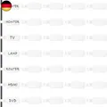 Produktbild: Trilancer wiederverwendbare Kabelschnur-Etiketten, einfach zu beschreiben,