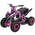 Produktbild: Actionbikes Motors Kinderquad Racer | 1000 Watt - 36 V - Pocket Quad bis 24 km/h - 3 Stufen - Kinder Elektroquad - Elektro Auto (Schwarz/Pink)