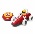 Produktbild: BRIO® Spielzeugeisenbahn-Erweiterung BRIO RC Rennwagen mit Fernsteuerung, Spielfahrzeug (rot/wei)