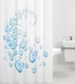 Produktbild: Sanilo Duschvorhang Wasserblasen 180 x 200 cm, 100% wasserdicht, Anti-Schimmel-Effekt, hochwertige Qualität