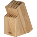 Produktbild: Tescoma Messerblock Woody 869508, aus Gummibaumholz, braun, 10 x 21 cm