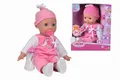 Produktbild: Simba 105140489 - Laura Puppe Babysprache, 38cm Weichkörperpuppe mit Schlafaugen, in süßem Strampler, 24 Babylaute, Spielpuppe, Babypuppe, ab 2 Jahren
