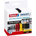 Produktbild: tesa Klettband On & Off 1 m x 50 mm, schwarz Haushaltsklebeband & Klebehaken