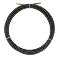 Produktbild: REV Einziehilfe für Leitungen und Kabel in Kabelrohr. Stahl Einziehspirale, Kabel Einzugshilfe, 10m, schwarz