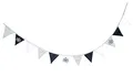 Produktbild: roba Wimpelkette 'Rock Star Baby 3', 12 Wimpel (2m), Länge Kette 3m, Baby- & Kinderzimmer Deko