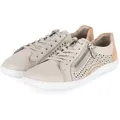 Produktbild: Rieker Rieker 52824-60 Damen Leder und Synthetik beige Schnürschuh beige 38 EU