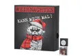 Produktbild: CEPEWA Bewegungsmelder Soundbox 'XMAS CAT' Bewegungsmelder 12x12x3,5cm Papier Katze