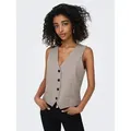 Produktbild: ONLY Anzugweste ONLLINDA S/L MEL FIT WAISTCOAT TLR NOOS mit Knopfleiste braun XL (42)