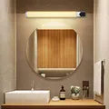 Produktbild: LED Spiegelleuchte  Spiegel-Lichtleiste 10W – Silber, Wandmontage, mit Steckdose