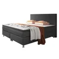 Produktbild: Boxspringbett - anthrazit - H3 - 180x200 cm