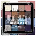 Produktbild: NYX Professional Makeup Lidschattenpalette mit 16 Farbtönen, Intensives und langanhaltendes Finish, Vegane Formel ohne Inhaltsstoffe tierischen Ursprungs, Ultimate Shadow, Farbton: Vintage Jean Baby