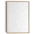 Produktbild: Reinders Wandbild 50 x 70 cm Flowers Holz Weiß