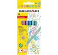 Produktbild: Eberhard Faber Filzstift Fasermaler Glitzer Pastel 8er-Sc. EFA 551009 Wasserbasis-auswaschbar