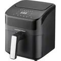 Produktbild: GOURMETmaxx Heißluft-Fritteuse Digital 4l 1400W schwarz - Schwarz