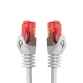 Produktbild: BIGtec 1m LAN Kabel Netzwerkkabel Patchkabel Ethernet 2 x RJ45 Stecker High Speed weiß kompatibel zu Cat.5 Cat.6 Cat.7 Cat.8 Switch Router Modem Patchpanel Access Point Patchfeld
