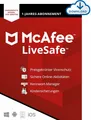 Produktbild: McAfee Live Safe 2024/2025 • 1 bis Unbegrenzt PC Geräte 1 bis 3 Jahre