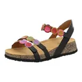 Produktbild: Think! Damen KOAK chromfrei gegerbte nachhaltige Sandale, SCHWARZ/KOMBI 0000