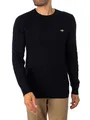 Produktbild: GANT Herren Cotton Cable C-neck Pullover, Evening Blue, L EU