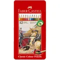 Produktbild: FABER-CASTELL Hexagonal-Buntstifte CASTLE, 12er Metalletui