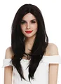 Produktbild: WIG ME UP - DW2768-MF-2H30 Perücke Damenperücke Lace-Front Monofilament lang sleek glatt schwarzbraun kupferbraun gesträhnt