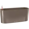 Produktbild: Lechuza® Pflanzgefäß Delta 10 Taupe hochglanz 30 cm x 11 cm