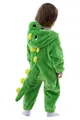 Produktbild: Baby Dinosaurier Drachen Kostüm mit Kapuze, Kinder Flanell Overall, Karneval ...