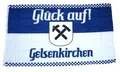 Produktbild: Fahne / Flagge Glück auf! Gelsenkirchen NEU 90 x 150 cm