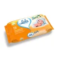 Produktbild: 5903936022489 Lula baby Chusteczki nawilżane z rumiankiem 72 szt. Sarantis Polsk