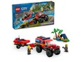 Produktbild: LEGO® City 60412 Feuerwehrgeländewagen mit Rettungsboot Spielbausteine