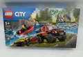 Produktbild: LEGO® City 60412 Feuerwehrgeländewagen mit Rettungsboot NEU/NEW-OVP/MISB