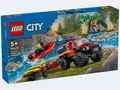 Produktbild: LEGO City 60412 Feuerwehrgeländewagen mit Rettungsboot  NEUHEIT 2024 OVP<