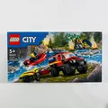 Produktbild: LEGO CITY: Feuerwehrgeländewagen mit Rettungsboot (60412)