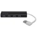 Produktbild: Belkin Ultra-Slim Travel - Hub - 4 x USB 2.0 - Desktop