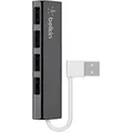 Produktbild: Belkin Ultraflacher 4-port Slim Travel-hub Passiv Schw. F4u042bt
