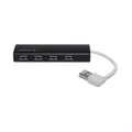 Produktbild: Belkin USB 2.0 HUB, 1:4, SLIM, Passiv, Schwarz