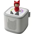 Produktbild: tonies Toniebox 2 Mondgrau Starter Set Kreativ-Tonie Rot, Lautsprecher