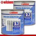 Produktbild: Wilckens 2 x 375 ml Heizkörperlack 2in1 glänzend für innen Vergilbungsbeständig