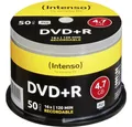 Produktbild: Intenso DVD-Rohling DVD+R 4.7 GB 16X 50ER Spindel 4111155