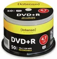 Produktbild: DVD+R Spindel Intenso, 4,7GB, Spindel mit 50 Stück