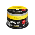 Produktbild: Intenso DVD+R 4,7GB/120 min. 16x Speed Cakebox/Spindel mit 50 Discs Rohlinge