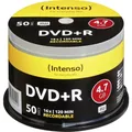Produktbild: Intenso 4111155 DVD+R Rohling 4.7 GB 50 St. Spindel