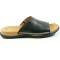 Produktbild: Gabor 03-705 Schuhe Damen Pantoletten , Schuhgröße:39, Farbe:Schwarz - Schwarz - 39