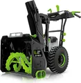 Produktbild: EGO SNT2400E 61 cm zweistufiges Schneefräsen Kit inklusive 2x 7,5Ah Akku & 2x Schnellladegerät