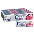 Produktbild: Extra Professional White Himbeere Granatapfel, Zuckerfreier Kaugummi, Multipack mit 30x10 Dragees, Für frischen Atem